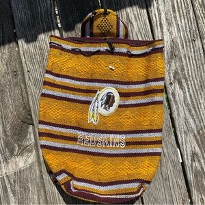 Striped Yellow and Brown Bag